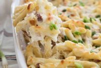 Creamy Chicken Cordon Bleu Bake