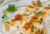Creamy Chicken Enchiladas