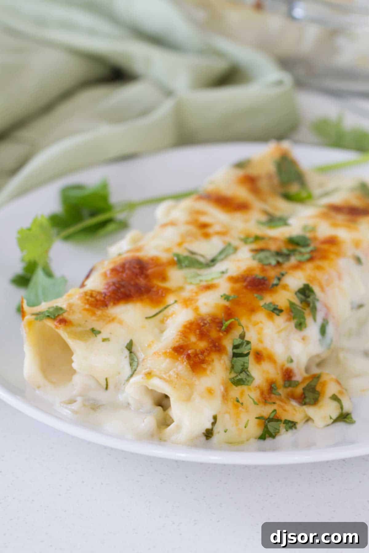 Creamy Chicken Enchiladas 1 featured 1028