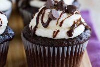 Decadent Chocolate Amaretto Cupcakes