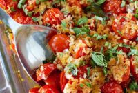 Rustic Tomato and Basil Bake