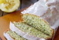 Glazed Zucchini Bread with Lemon Poppy Seed