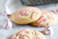 Pudding-Soft Candy Cane Kiss Cookies