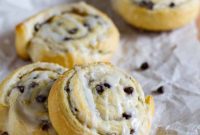 Flaky Chocolate Chip Crescent Cookies