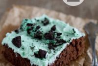Cool Mint Cookies and Cream Brownie Bliss