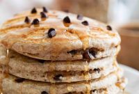 Wholesome Oat & Chocolate Chip Pancakes