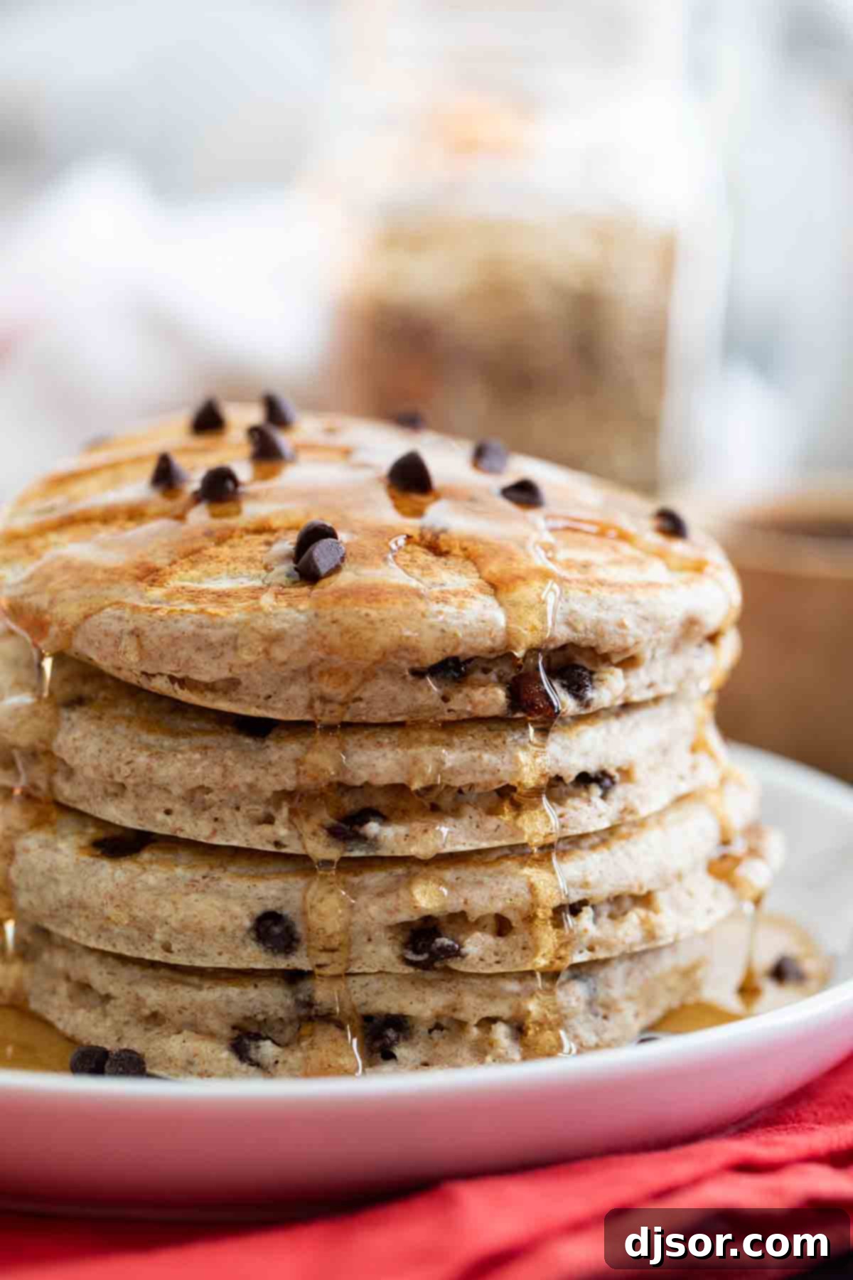 Wholesome Oat & Chocolate Chip Pancakes 1 featured 13705