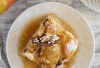 Spiced Pear Baked French Toast
