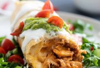 Ultimate Homemade Chicken Chimichanga