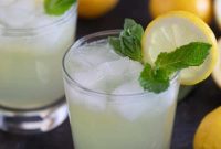 Refreshing Mint Basil Lemonade