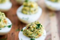Piquant Green Olive Deviled Eggs
