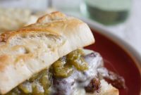 Zesty Verde Steak Hoagies