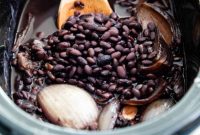Slow Cooked Black Beans