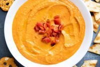 Smoky Roasted Red Pepper Hummus