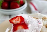 Heavenly Strawberry Cloud Pie