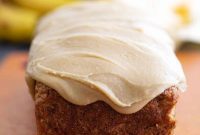 Decadent Banana Bread with Caramel Glaze