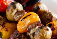 Grilled Steak and Potato Skewers