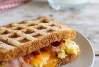Breakfast Waffle Grilled Cheese