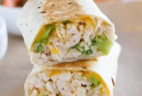 Savory Grilled Chicken Broccoli Burritos
