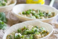 Hearty Green Chile Chickpea Bowls