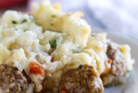 Hearty Meatball Cottage Bake