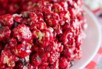 Decadent Red Velvet Popcorn Cake