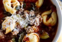 Cozy Italian Sausage Tortellini Soup