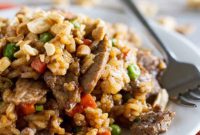 Stir-Fried Beef with Rice