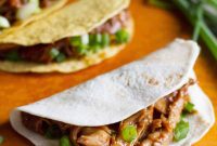 Honey Garlic Glazed Chicken Tacos