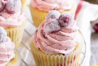Zesty Orange Cranberry Cupcakes