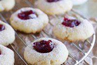 Sweet and Tart Cranberry Thumbprint Delights