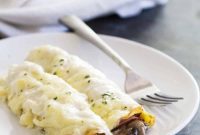 Hearty Ham and Mushroom Crepes