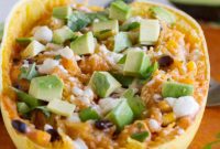 Zesty Southwestern Spaghetti Squash Boats