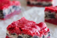 Decadent Oreo Cream Cheese Stuffed Red Velvet Brownies