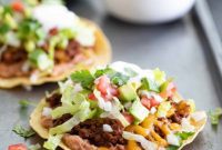 Loaded Beef Tostadas