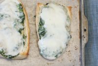 Creamy Spinach Artichoke French Bread Pizza
