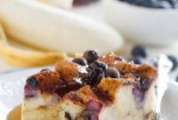 Baked Blueberry Banana French Toast