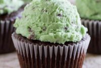 Decadent Mint Chocolate Chip Cookie Dough Frosting