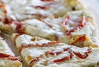 Creamy White Pizza with Sun-Kissed Tomatoes