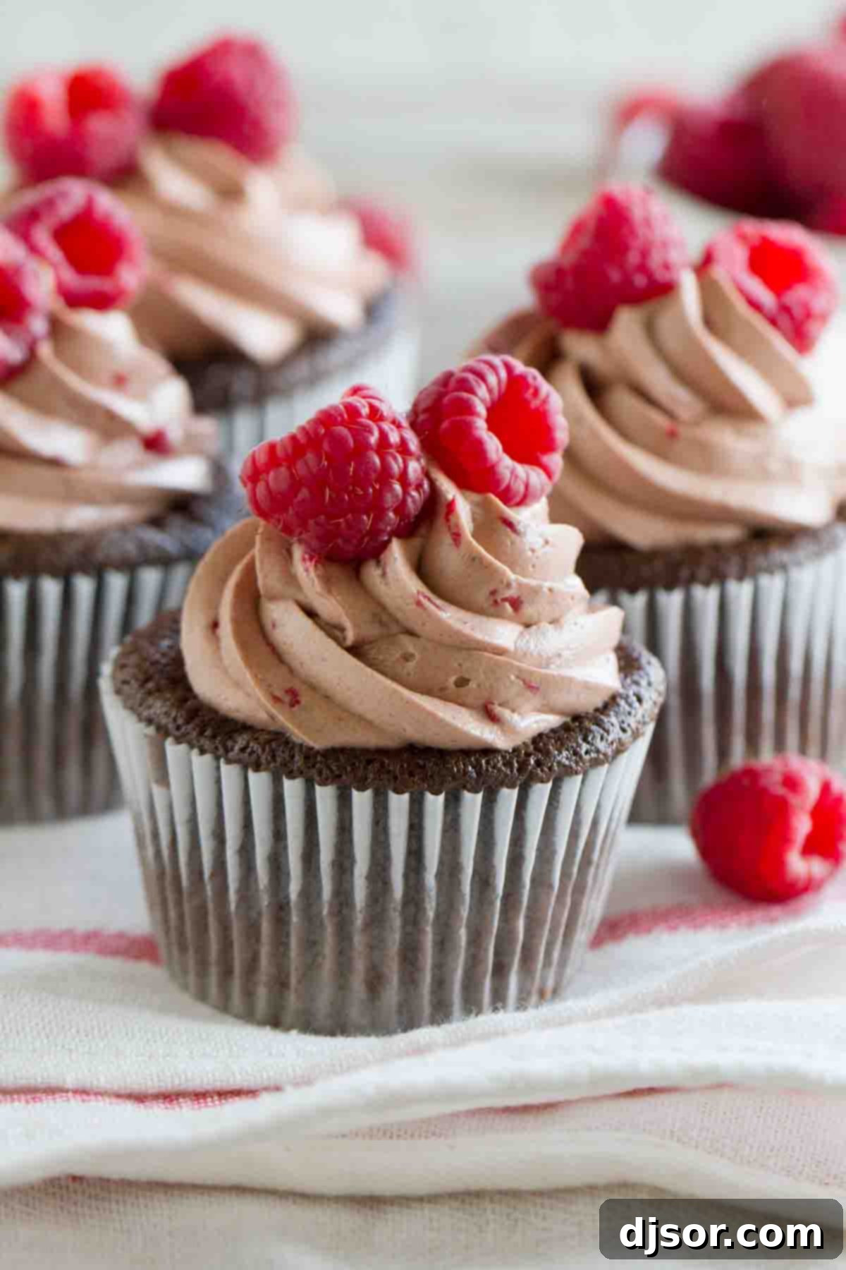Decadent Chocolate Raspberry Cupcakes 1 featured 19936