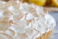Zesty French Lemon Cloud Tart