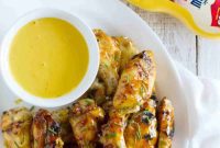 Sweet and Sticky Maple Mustard Wings