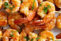 Honey-Glazed Chili Garlic Shrimp Skewers