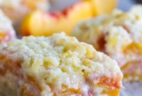 Velvety Peach Cream Bars