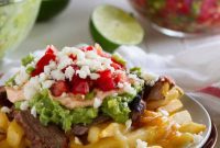 Smothered Enchilada Steak Fries