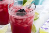 Zesty Blackberry Lime Fizz