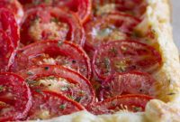 Savory Tomato Bacon and Gruyere Tart