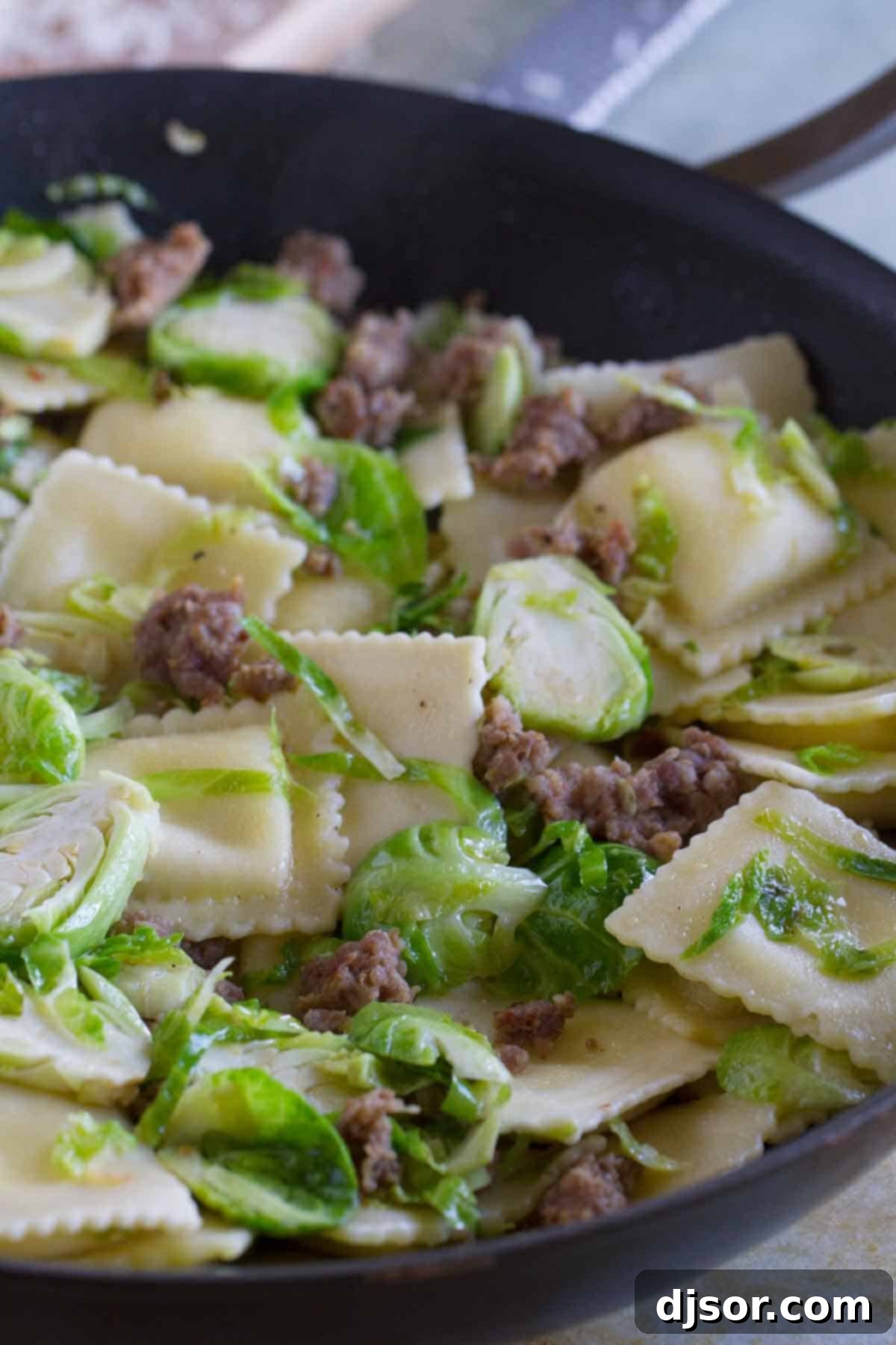Effortless Sausage and Brussels Sprout Ravioli 1 featured 22691