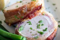 Bacon Hugged Pork Tenderloin