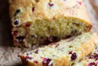 Zesty Cranberry Orange Loaf